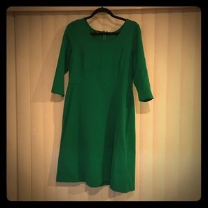 Sleek Emerald Green Dress
